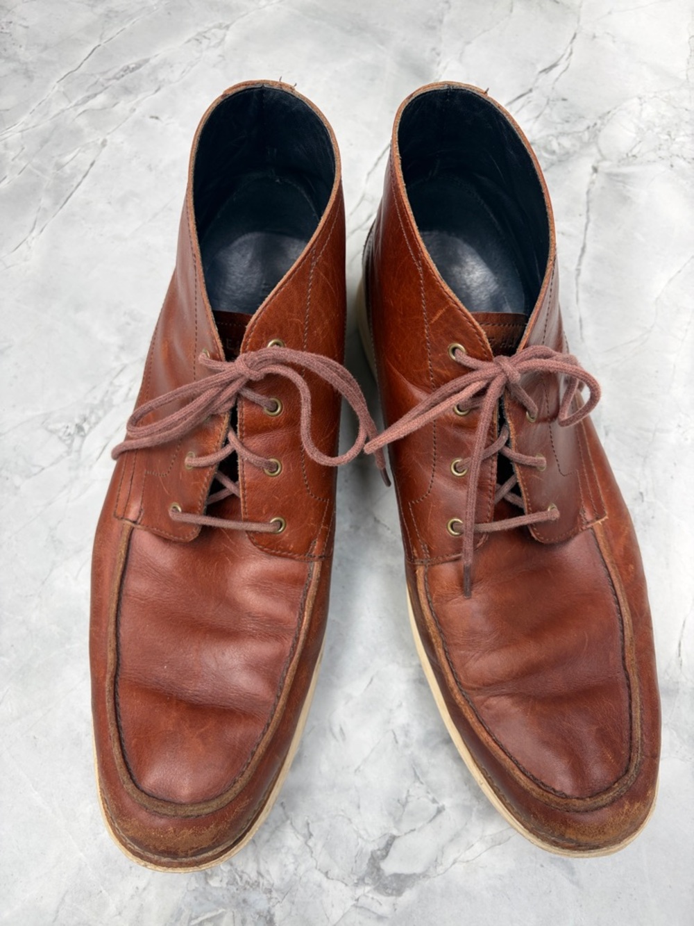 Men’s Cole Haan Chestnut Brown Leather Chukka Boots